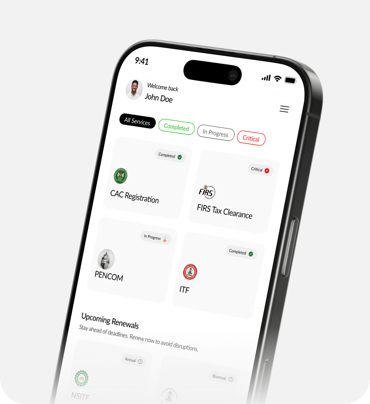 Oduko App Dashboard